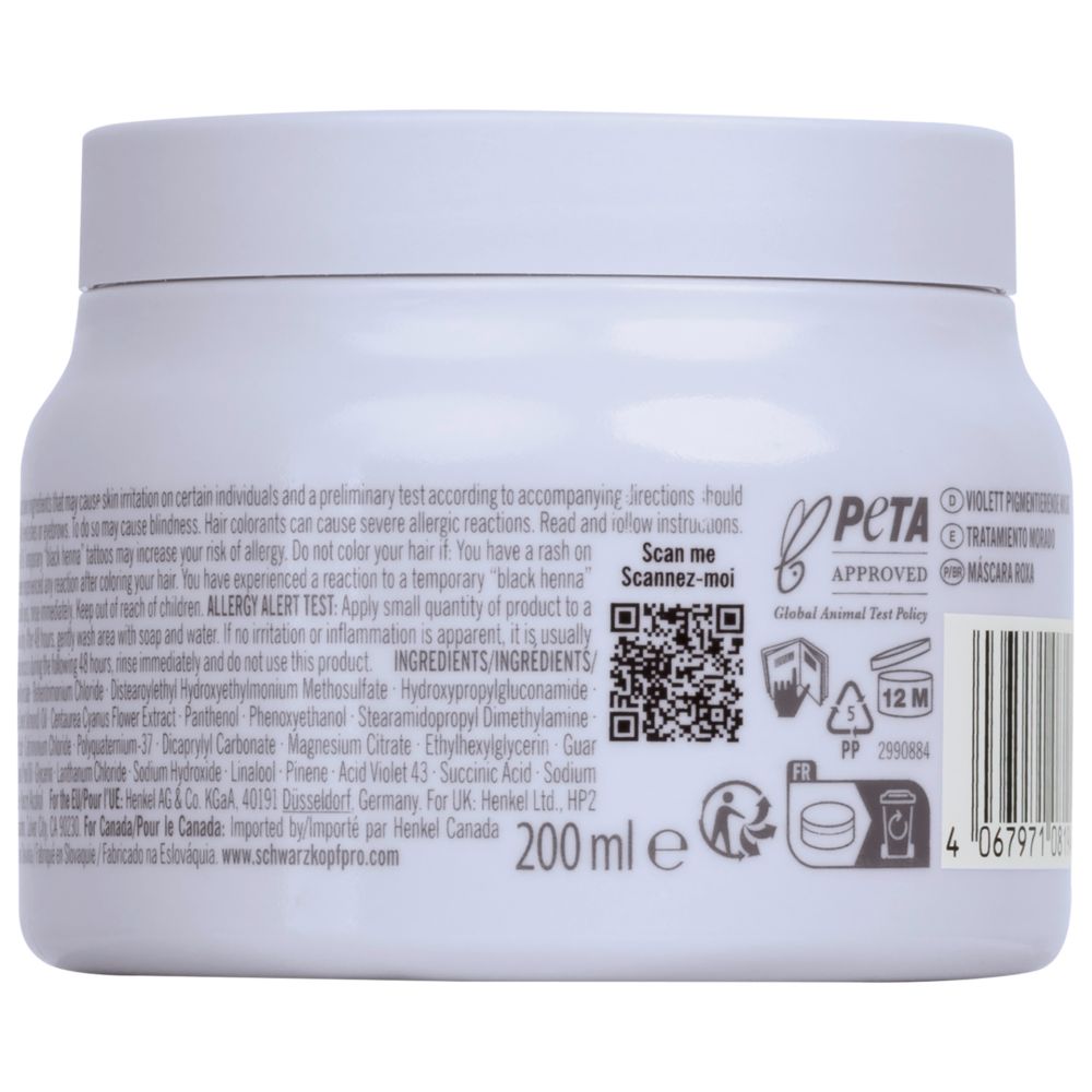 'BlondMe Bond Repair Purple' Mask - 200 ml