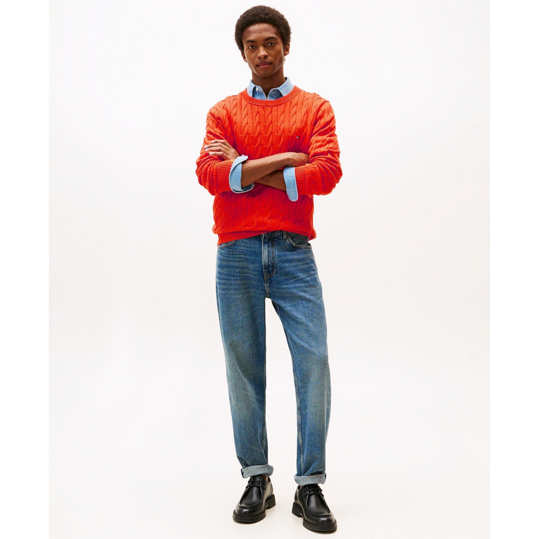 Pull 'Classic Cable Crewneck' pour Hommes