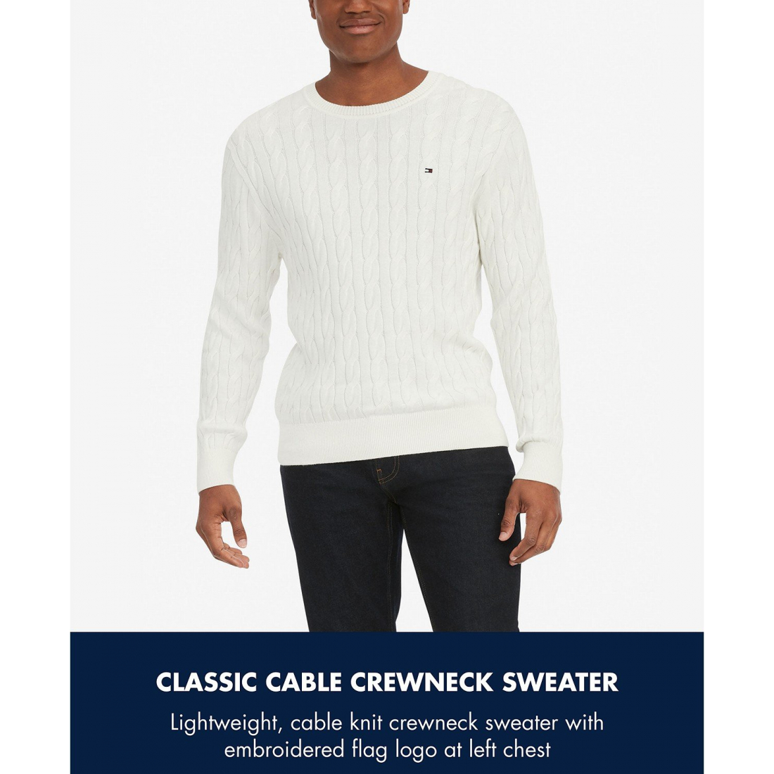Pull 'Classic Cable Crewneck' pour Hommes