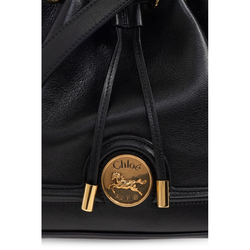 Women's 'Horse Medal' Bucket Bag