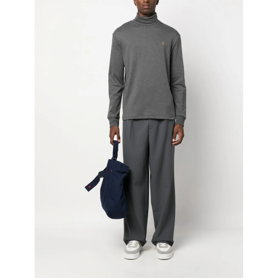 Men's 'Logo-embroidered' Turtleneck Sweater