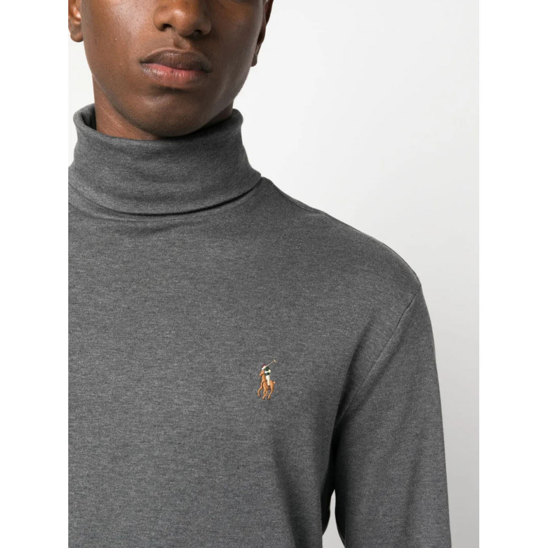 Men's 'Logo-embroidered' Turtleneck Sweater
