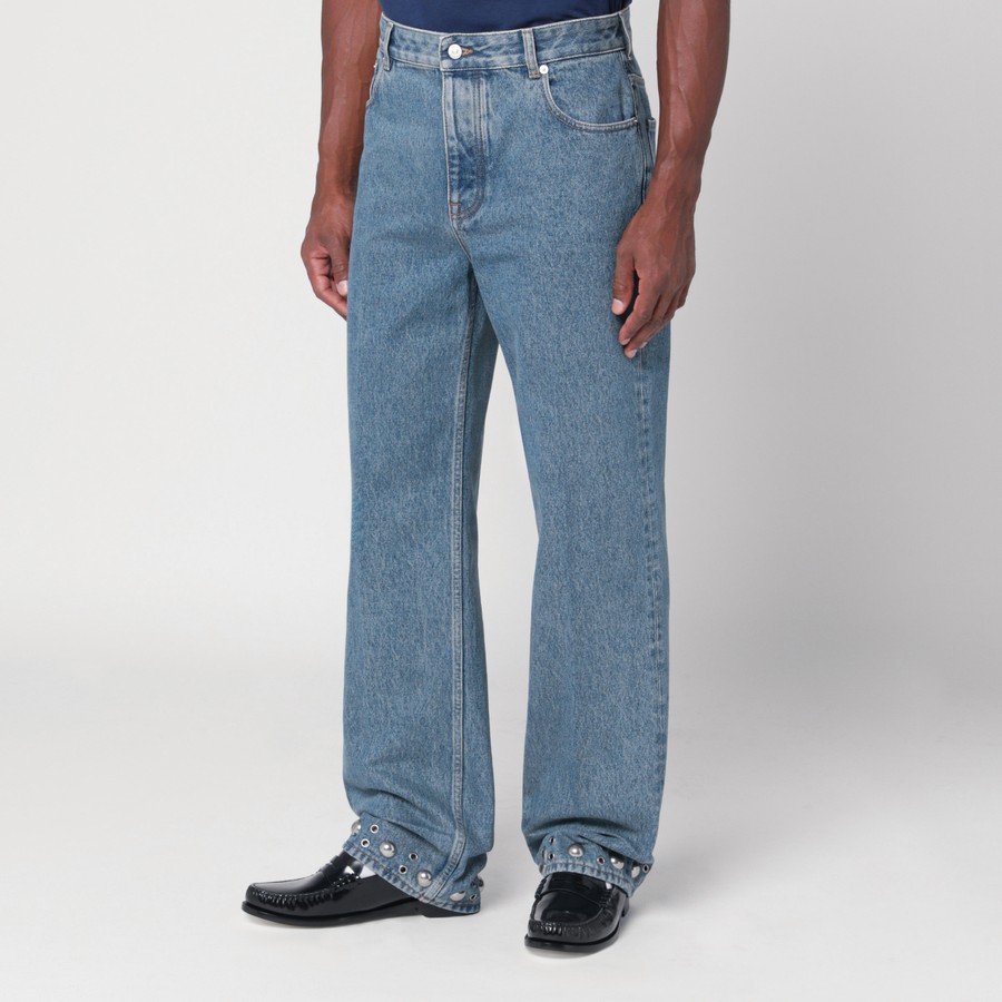 Men's 'Logo-Patch' Jeans