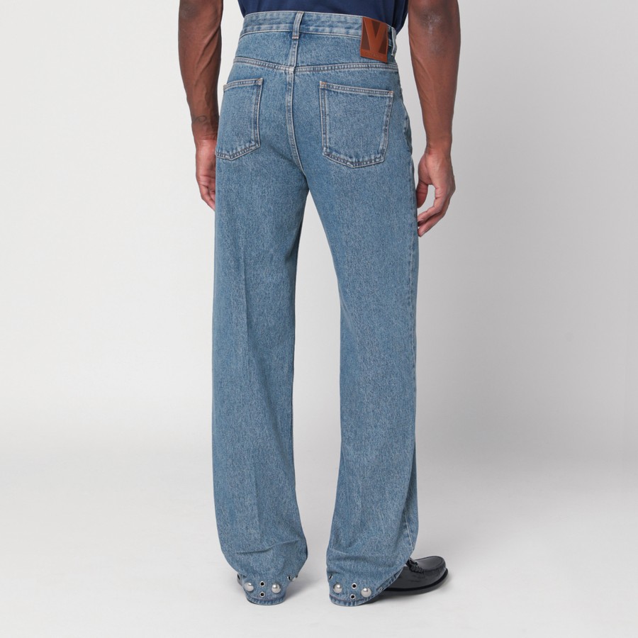 Men's 'Logo-Patch' Jeans