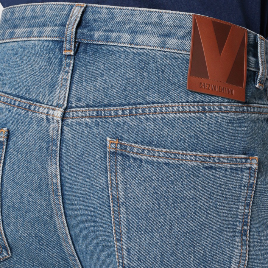 Men's 'Logo-Patch' Jeans
