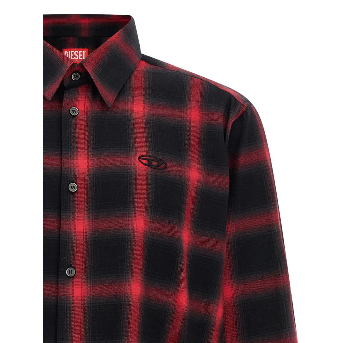 Chemise 'Check-Pattern Logo-Embroidered' pour Hommes