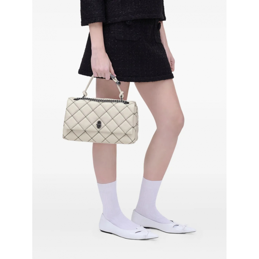 Women's 'The Bi-Color Quilted Dual Convertible' Shoulder Bag