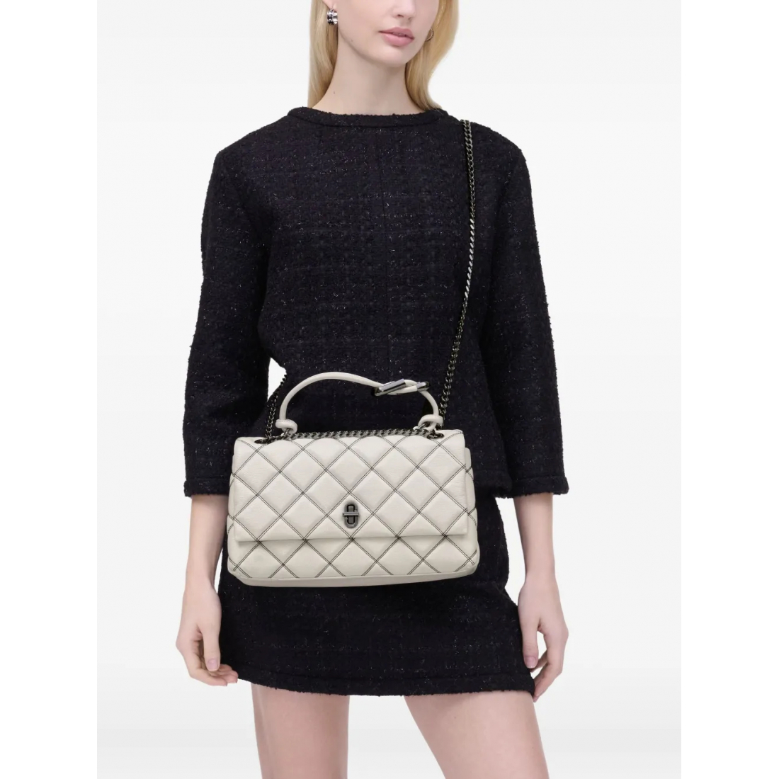 Women's 'The Bi-Color Quilted Dual Convertible' Shoulder Bag