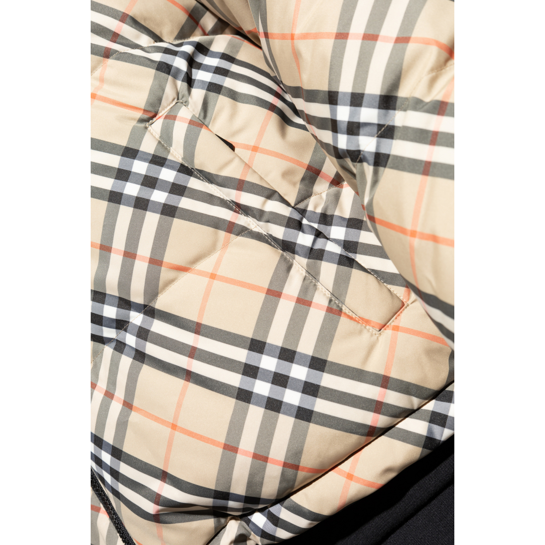 Doudoune en plumes 'Checked Reversible' pour Hommes