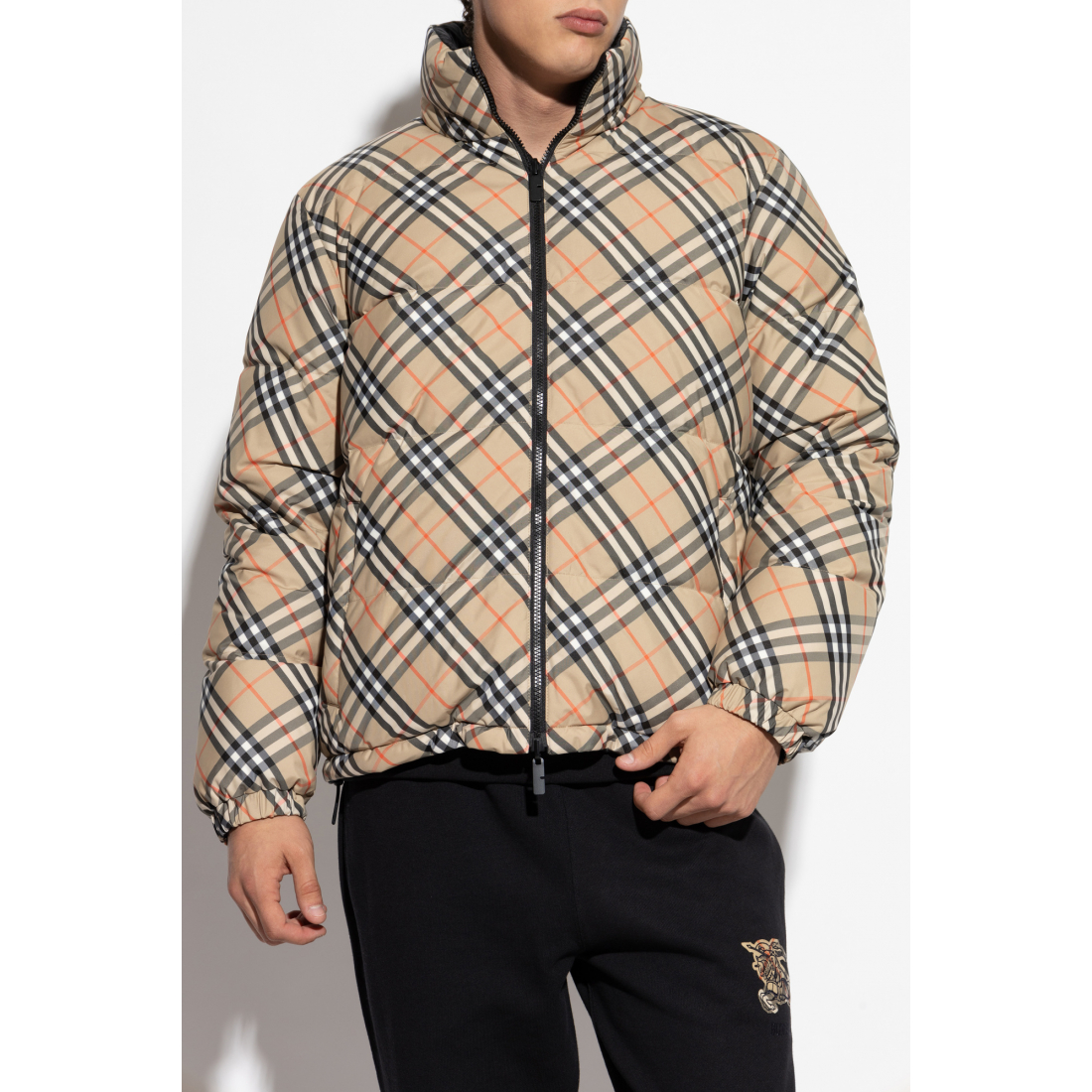 Doudoune en plumes 'Checked Reversible' pour Hommes
