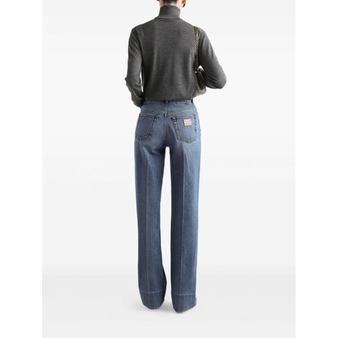 Jeans 'Logo-Plaque' pour Femmes