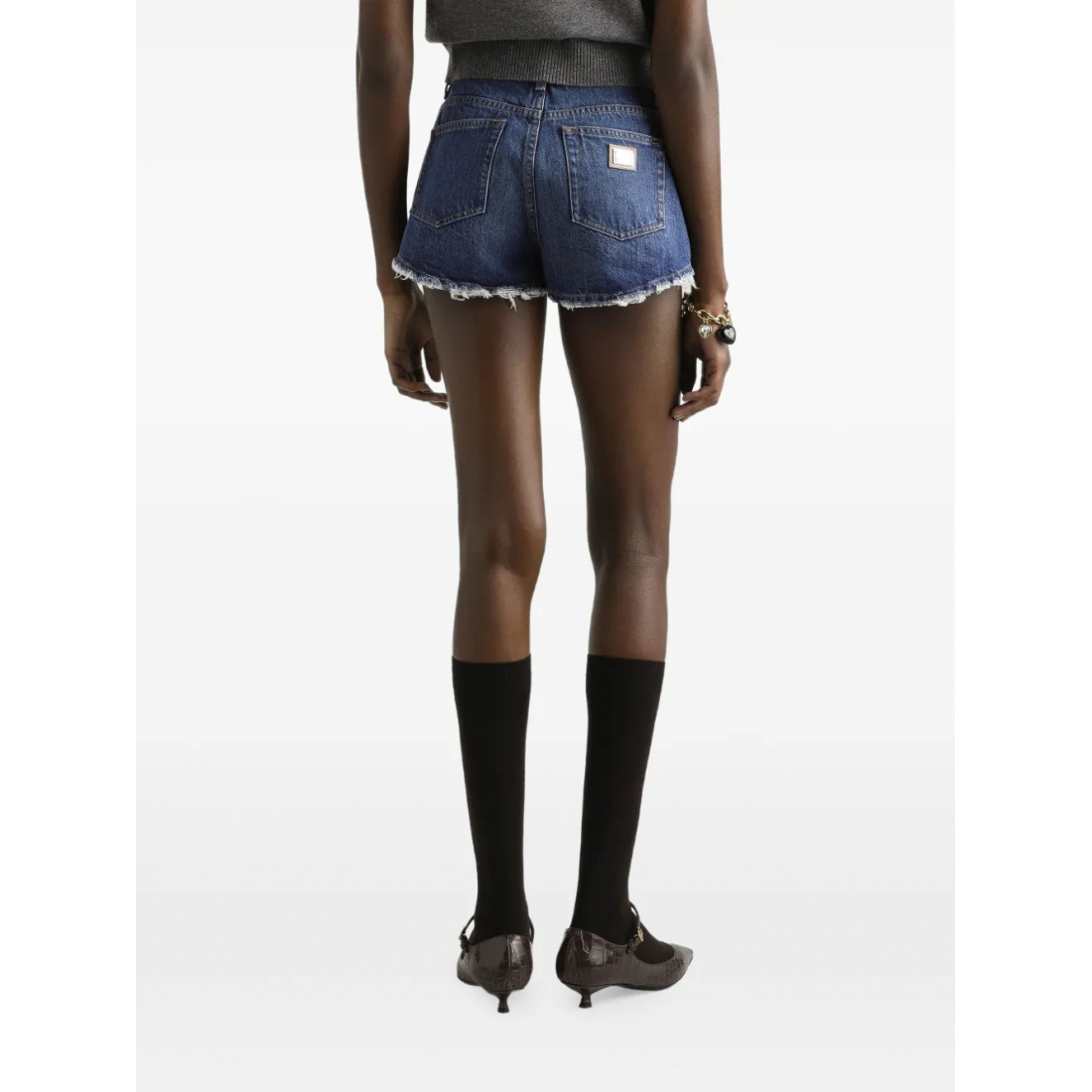 'Frayed' Jeansshorts für Damen