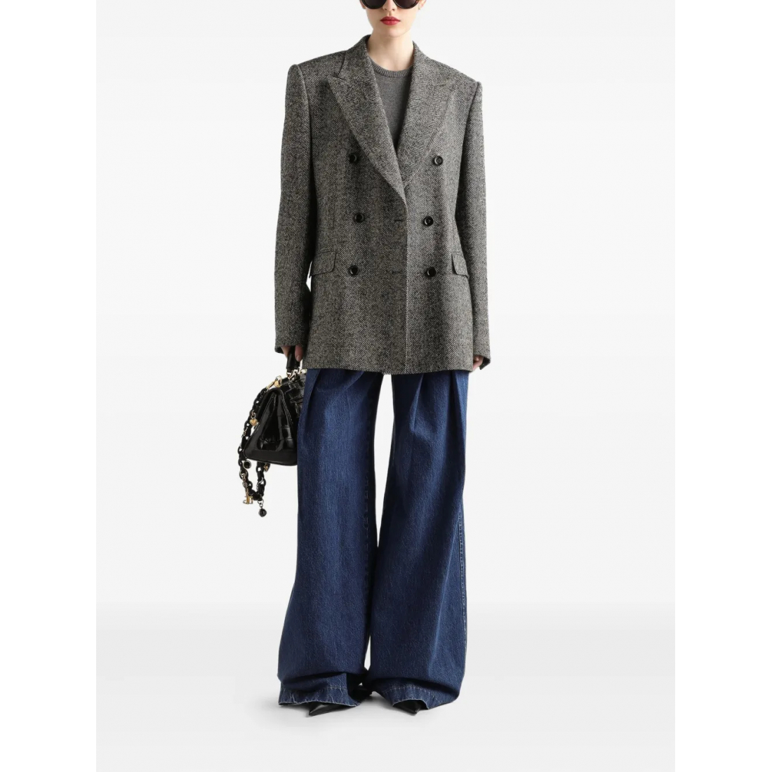 Jeans 'Inverted-Pleat' pour Femmes