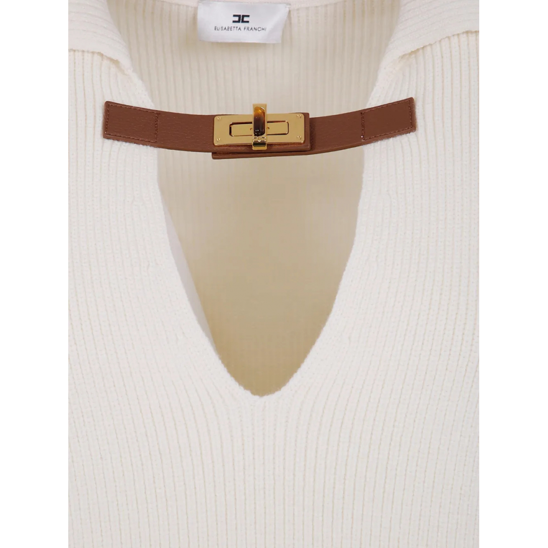 Women's 'Collar-Buckle' Sweater