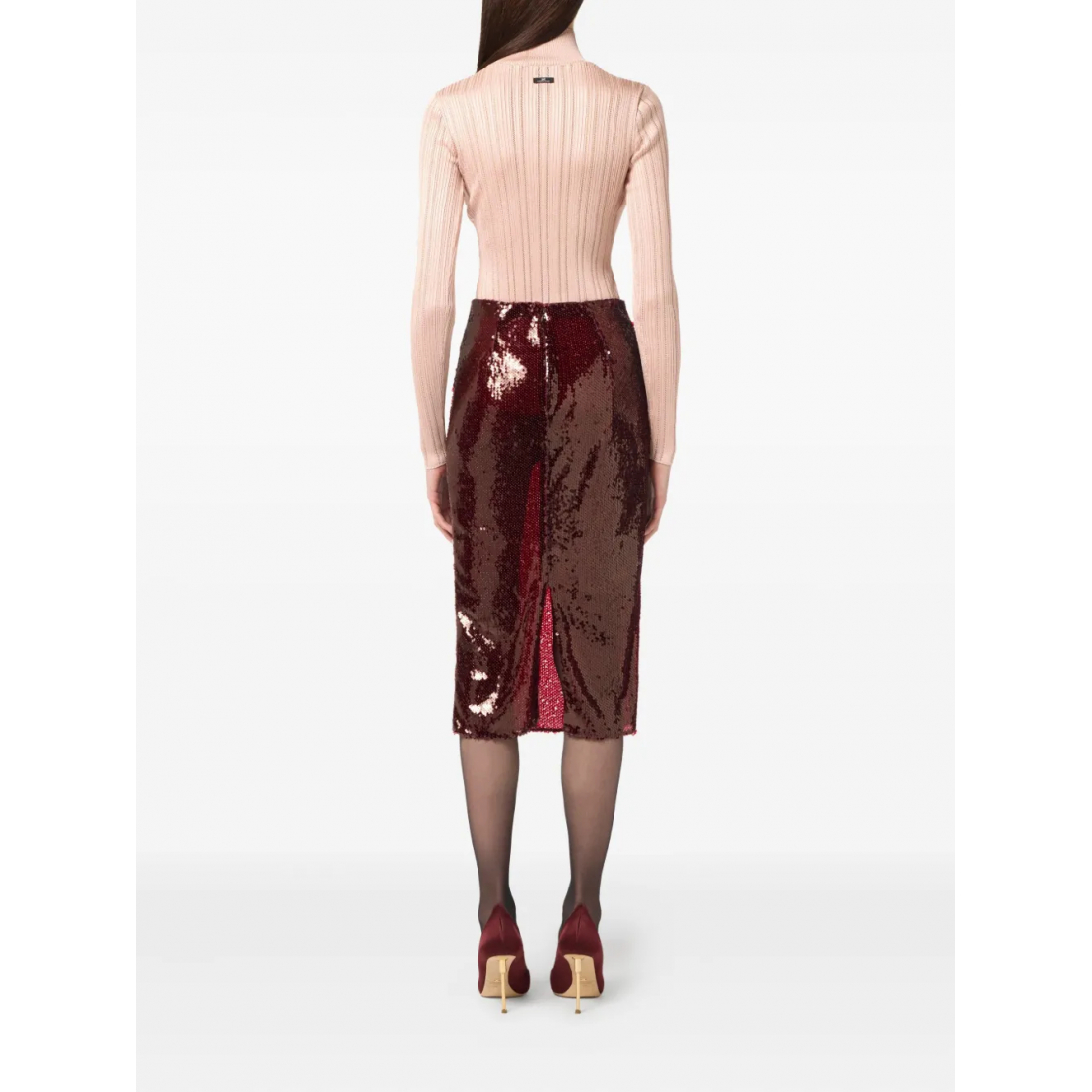 Col roulé 'Ribbed Turtleneck' pour Femmes