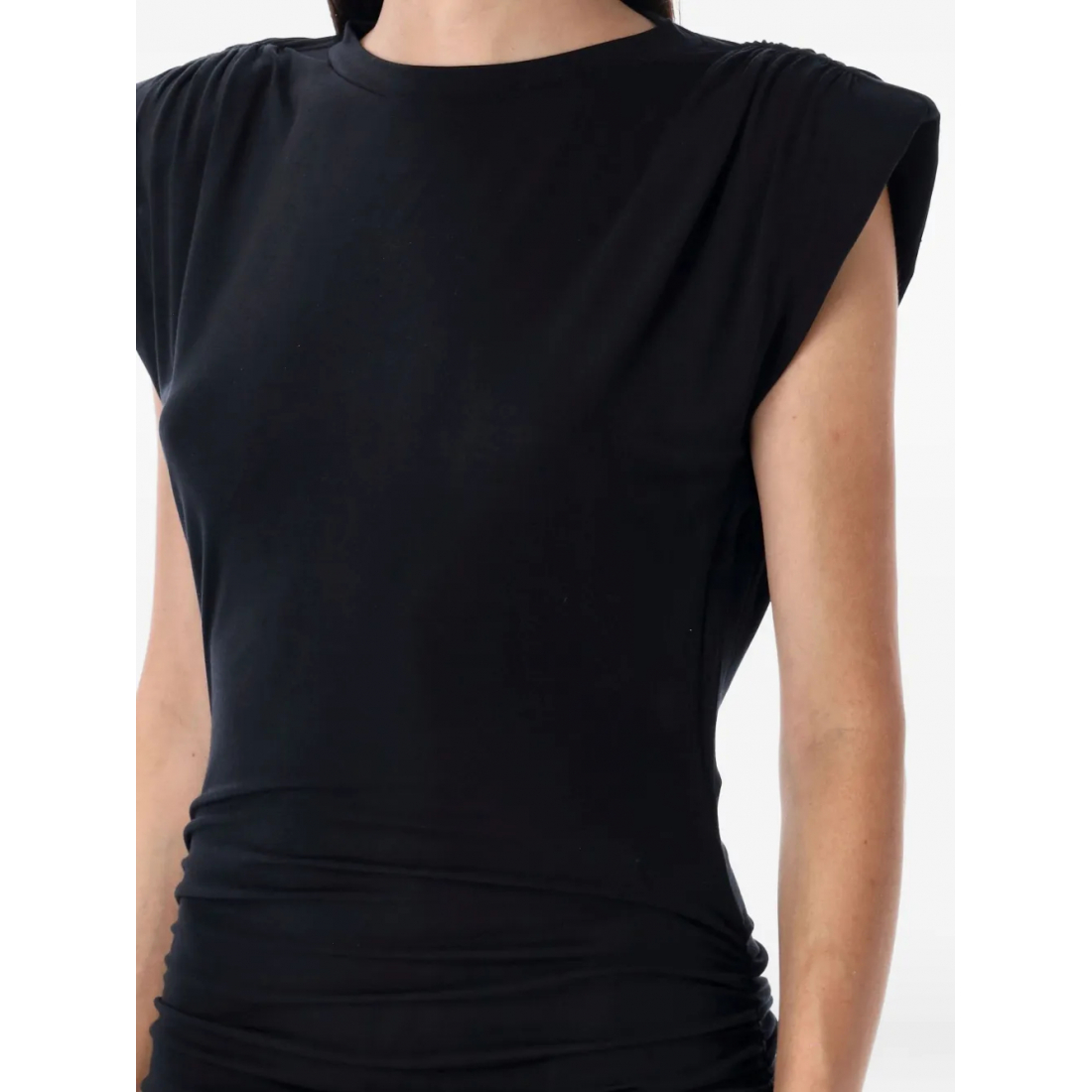 Women's 'Padded-Shoulder Midi Dress' Midi Dress