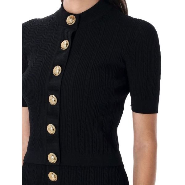 Women's '4-Pocket' Short Sleeved Cardigan