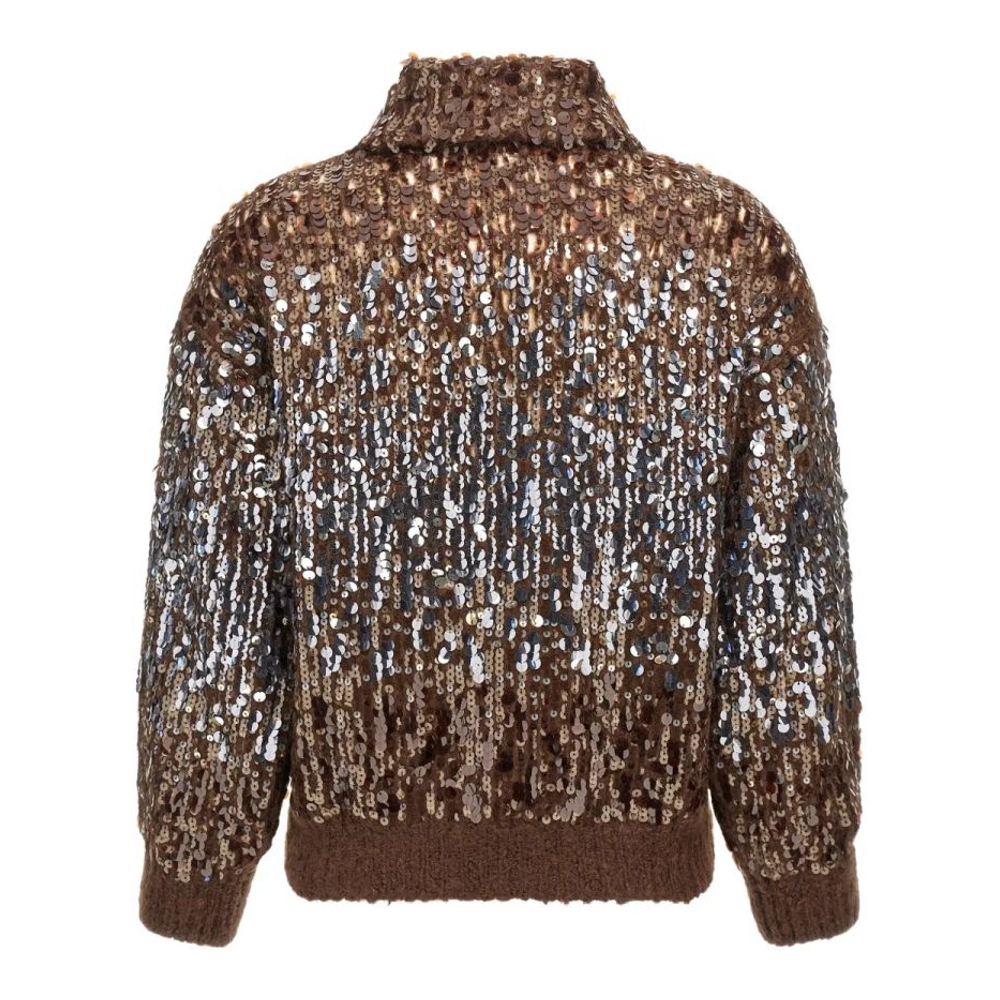 Cardigan 'Dazzling Dégradé Embroidery' pour Femmes