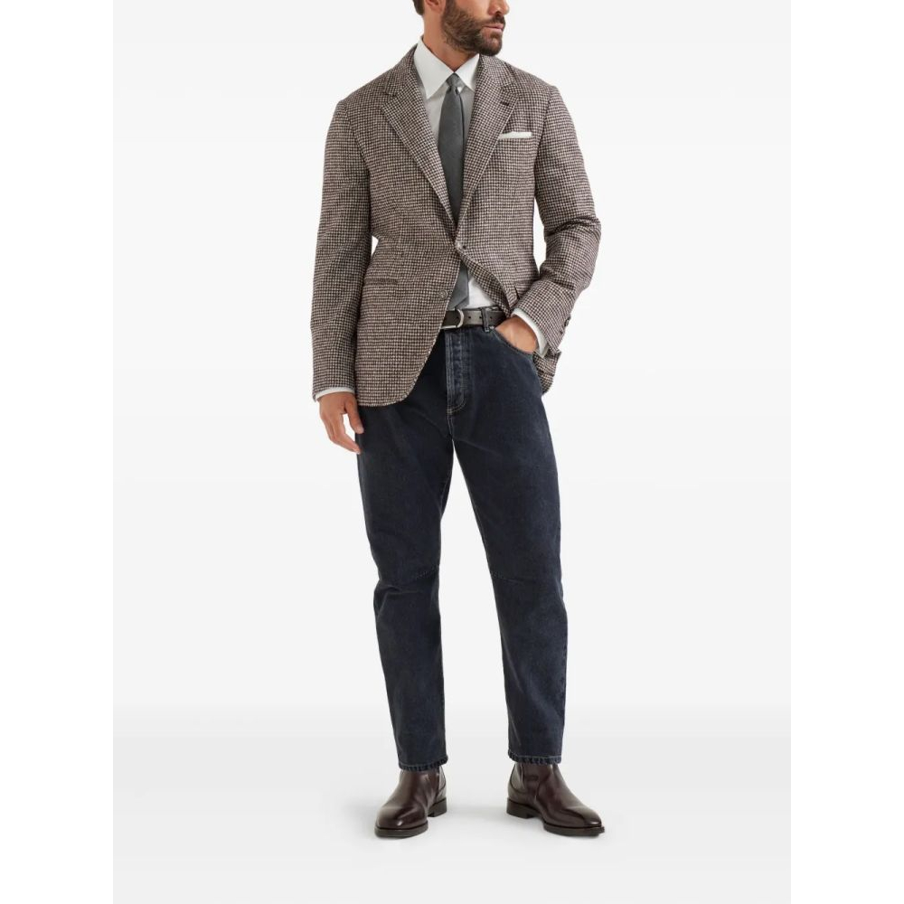 'Leisure Five-Pocket Logo' Jeans für Herren