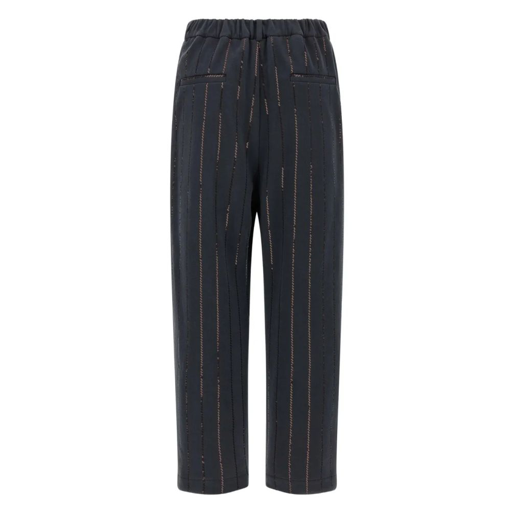 Pantalon 'Dazzling Chalk Stripe Embroidery' pour Femmes