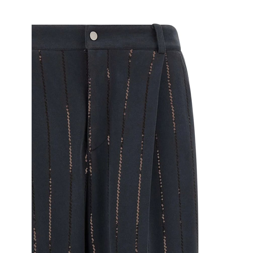 Pantalon 'Dazzling Chalk Stripe Embroidery' pour Femmes