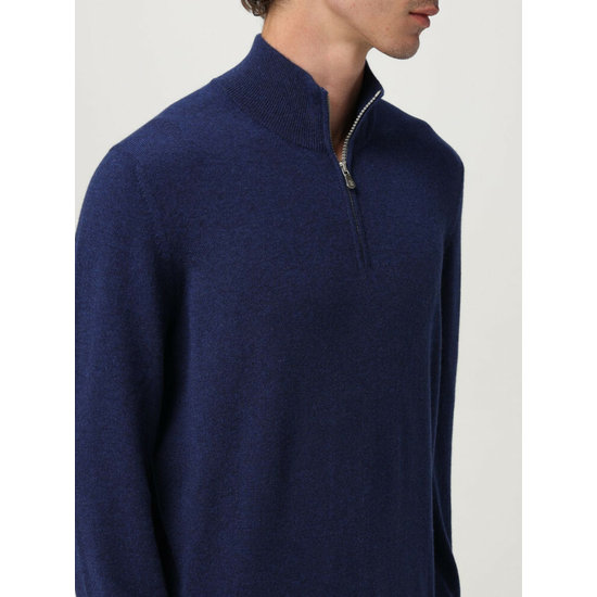 'Half-Zip' Kaschmirpullover für Herren