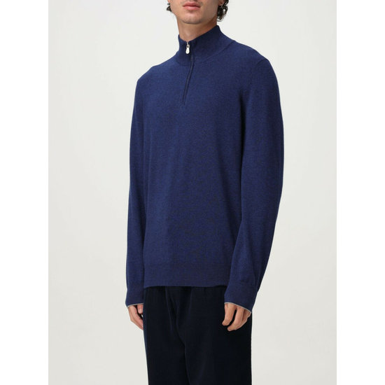 'Half-Zip' Kaschmirpullover für Herren