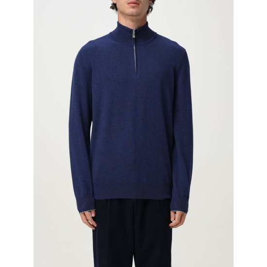 'Half-Zip' Kaschmirpullover für Herren