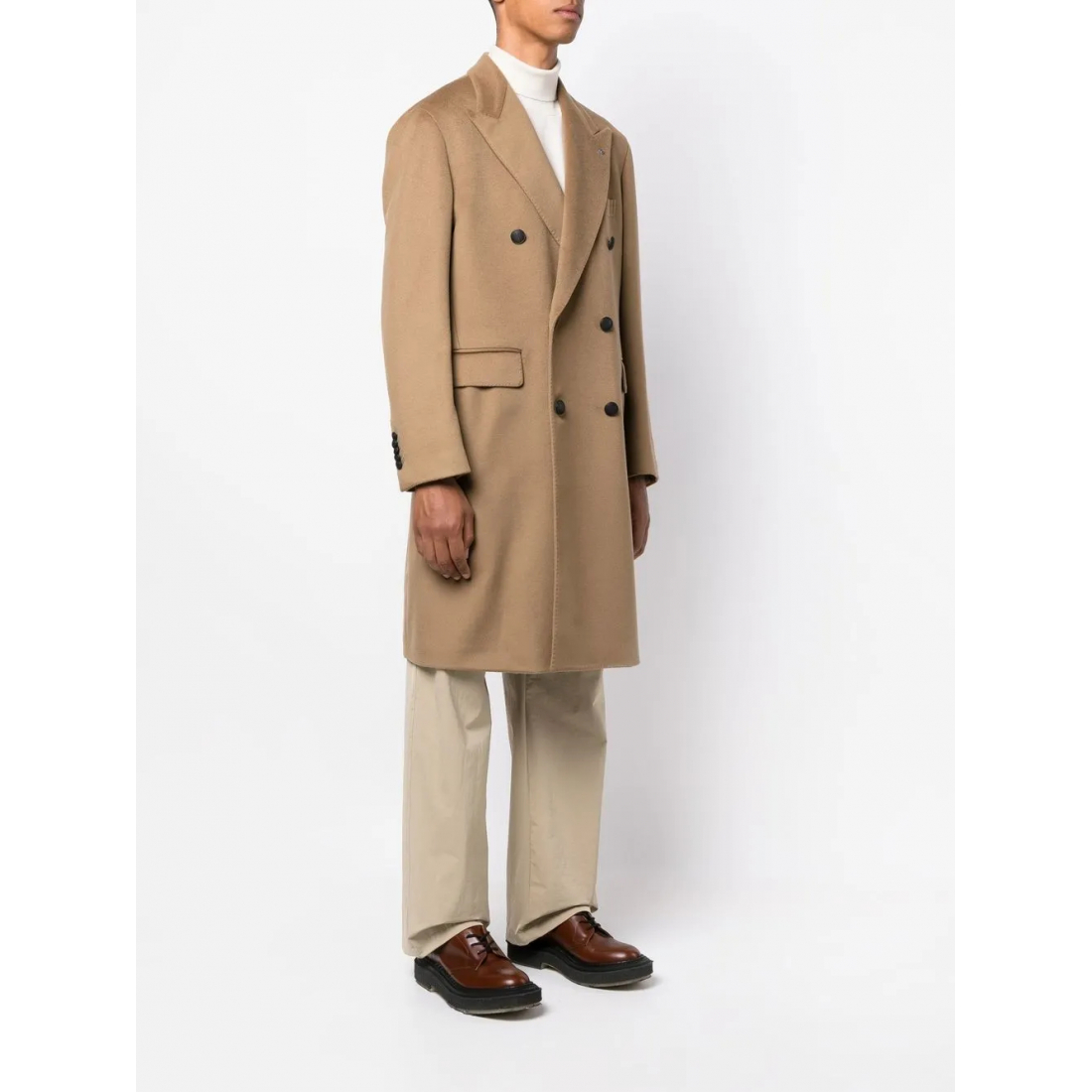 Manteau 'Peak-Lapels Double-Breasted' pour Hommes