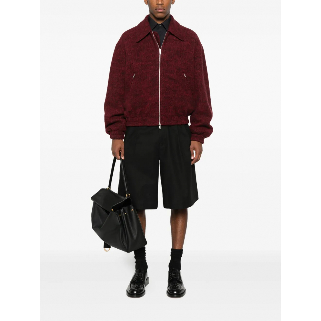 Blouson bomber 'Knitted' pour Hommes