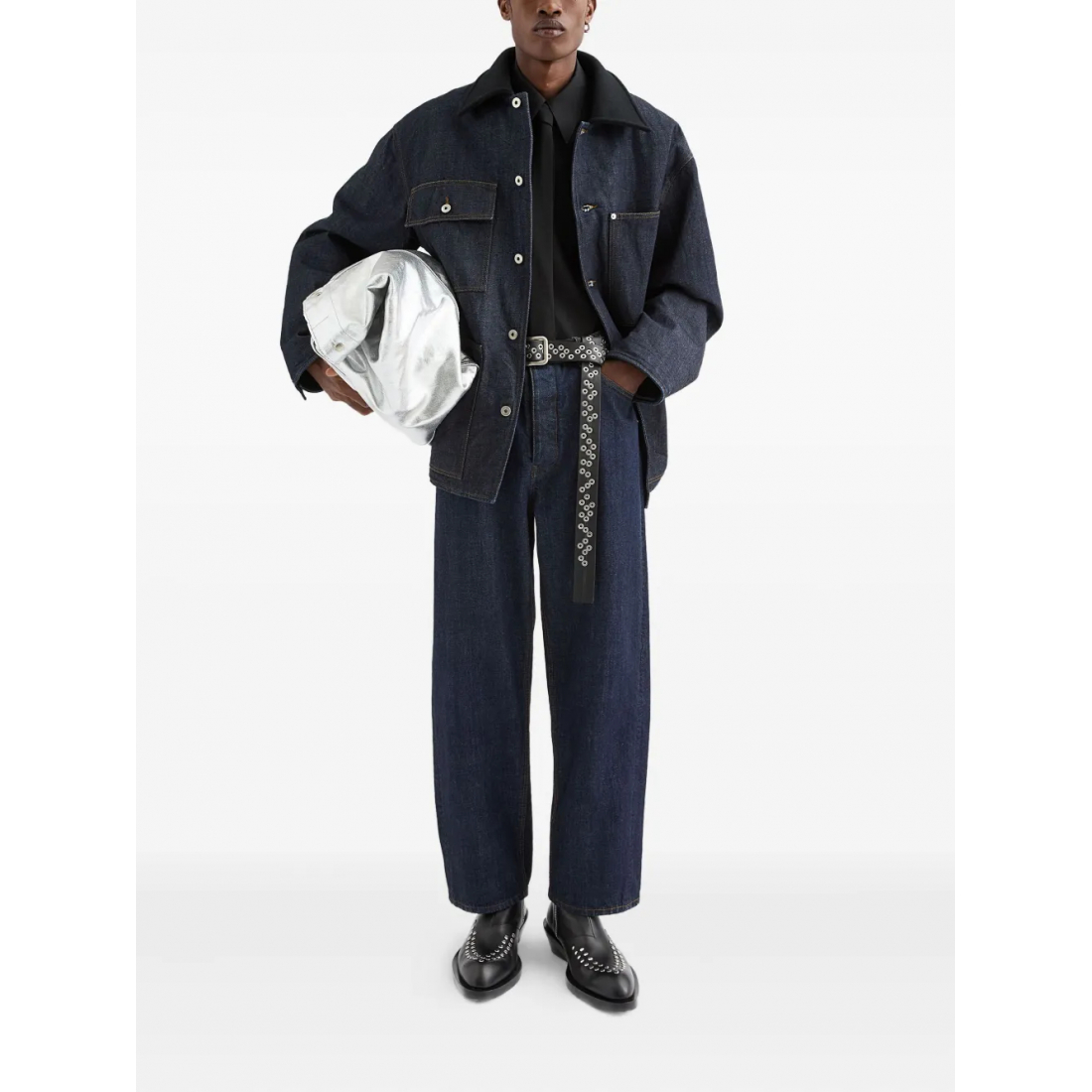 Men's 'Logo-Patch' Jeans