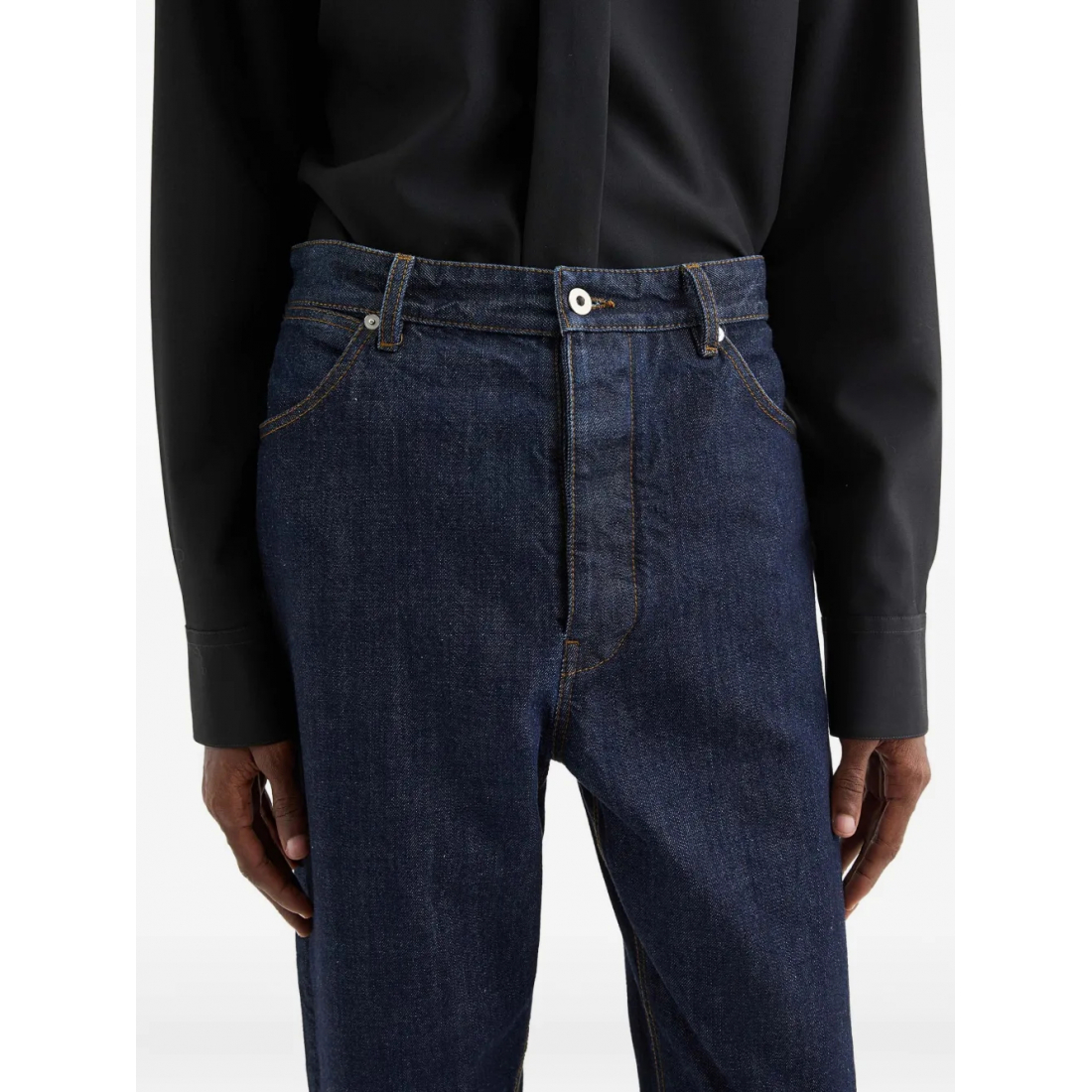 Men's 'Logo-Patch' Jeans