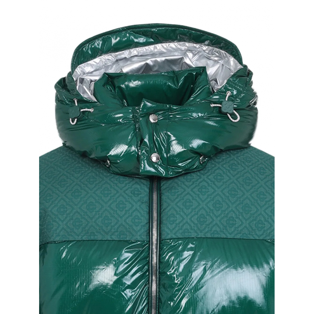 Veste matelassée 'High-Shine Patterned-Panel' pour Hommes