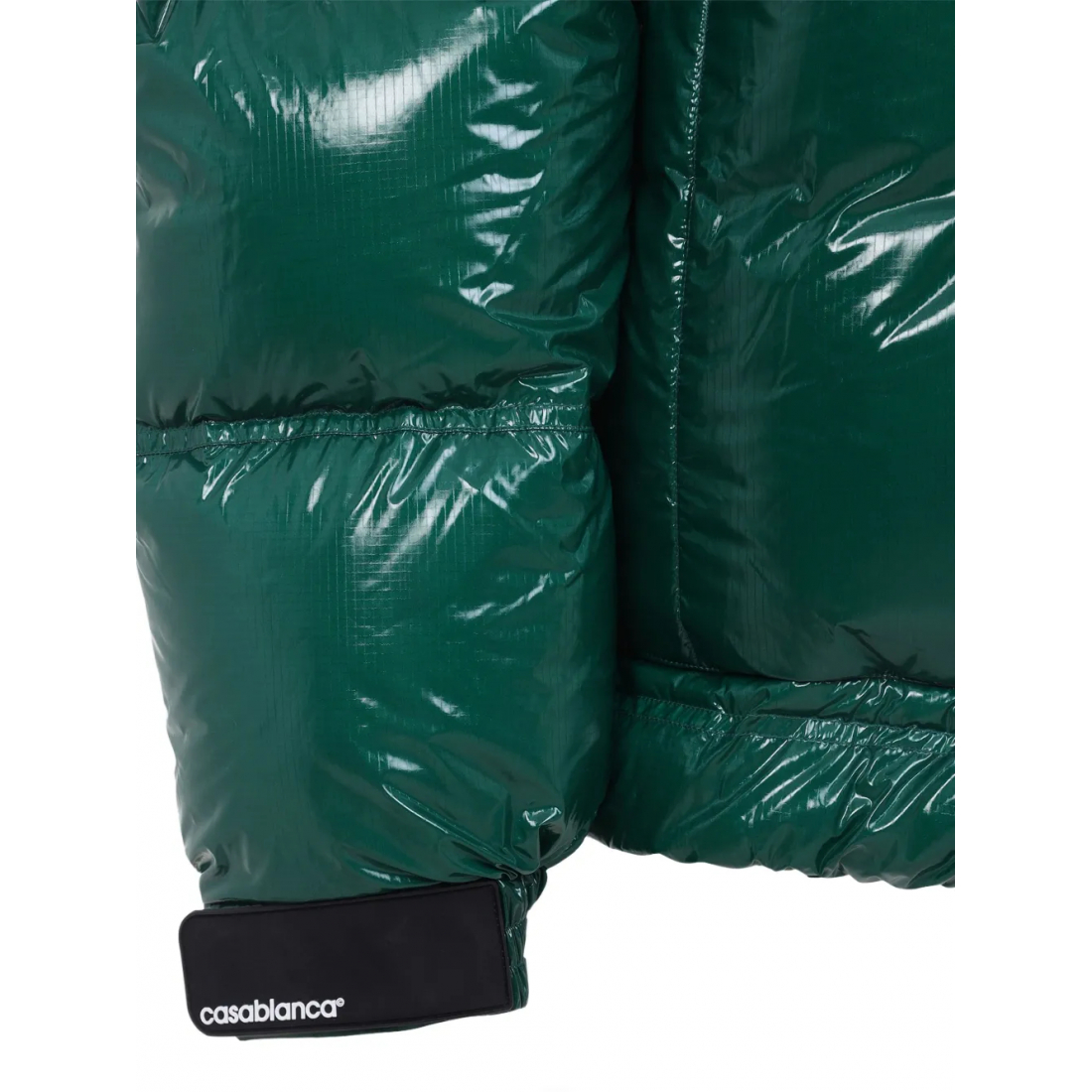 Veste matelassée 'High-Shine Patterned-Panel' pour Hommes