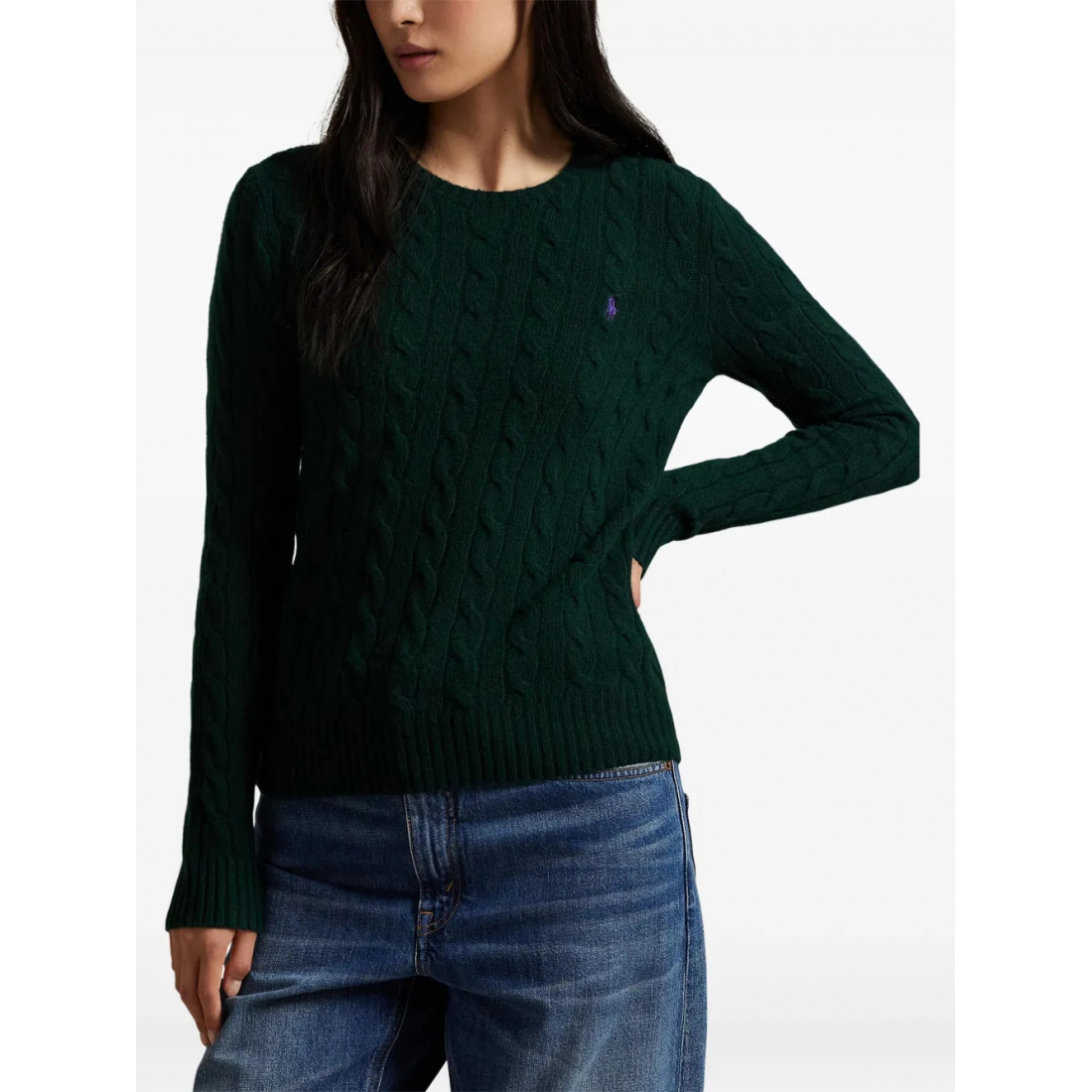Pull en cachemire 'Cable-Knit' pour Femmes