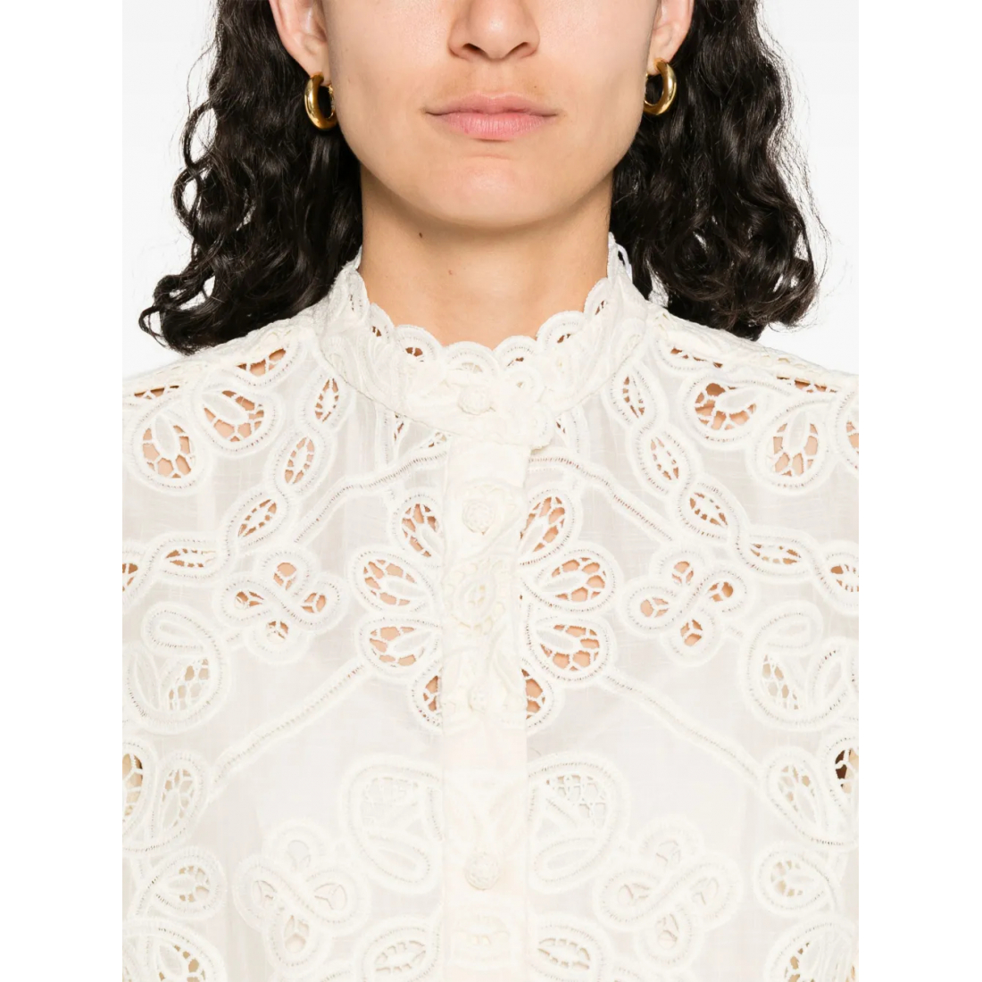 Women's 'Floral-Embroidered' Shirt