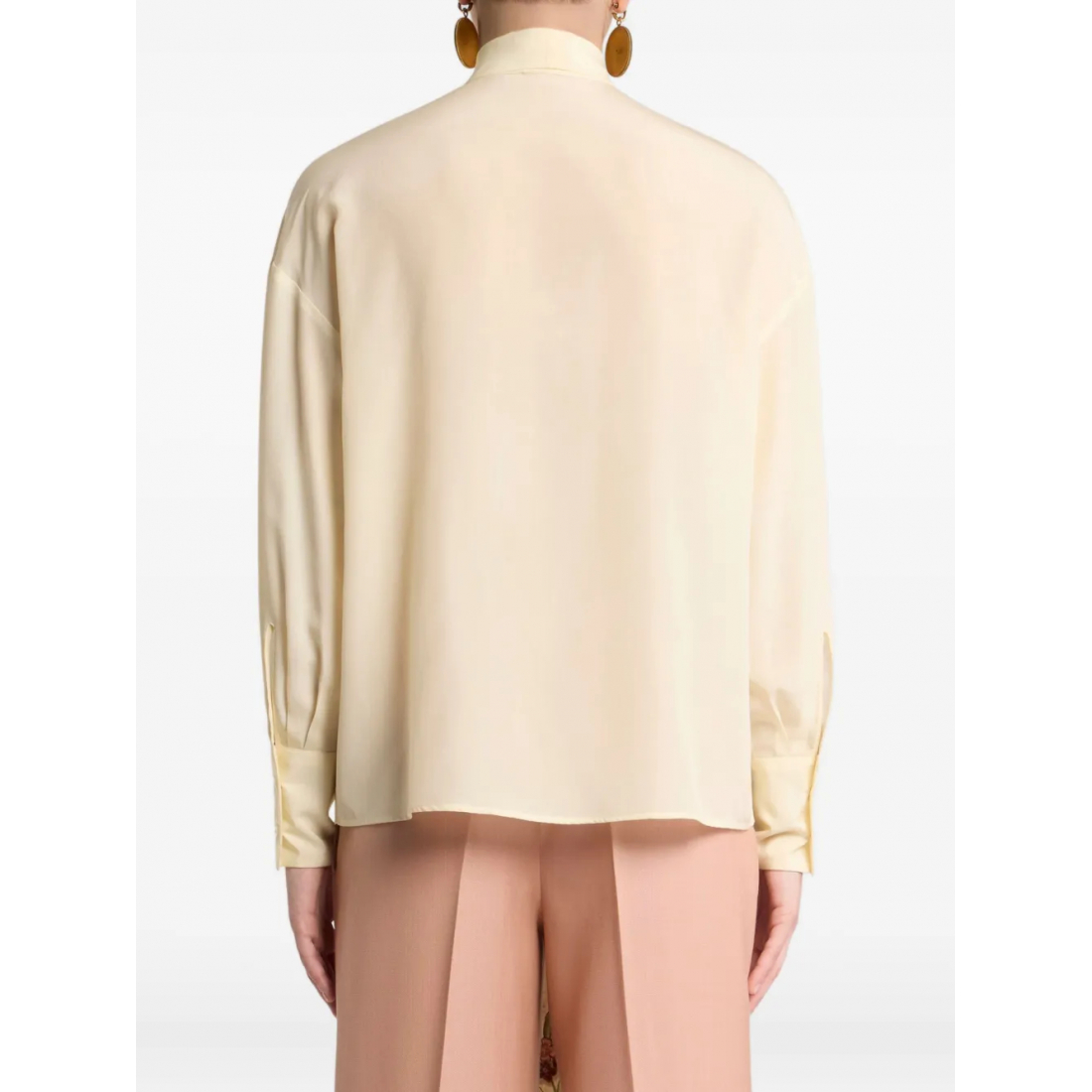 Blouse à manches longues 'Floral-Print Blouse' pour Femmes