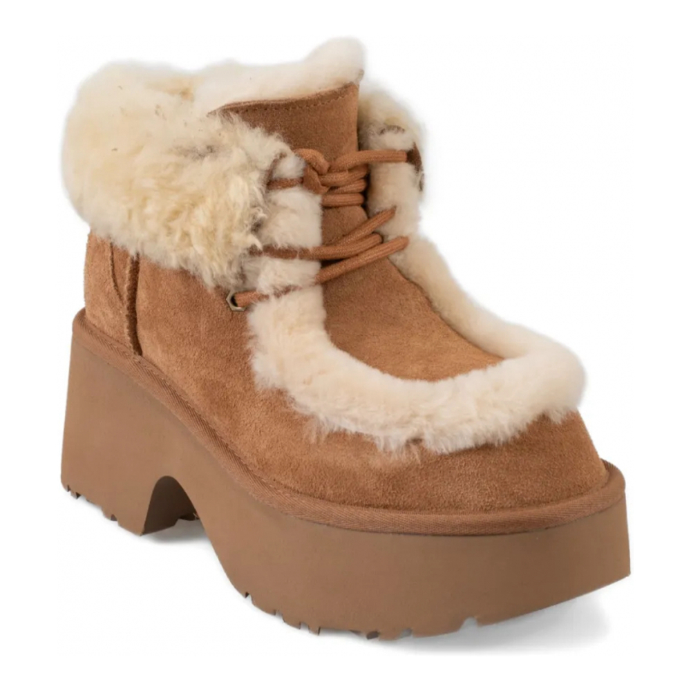 'Esmee Lace-Up' Plateaustiefel für Damen