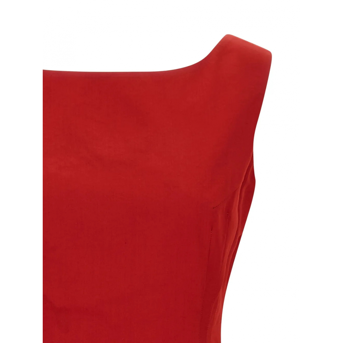 Haut sans manches 'Rose-Embellished Square-Neck' pour Femmes