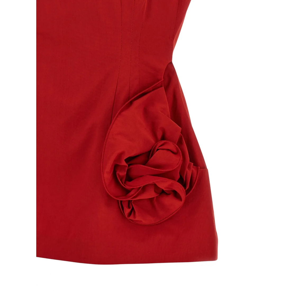 Haut sans manches 'Rose-Embellished Square-Neck' pour Femmes