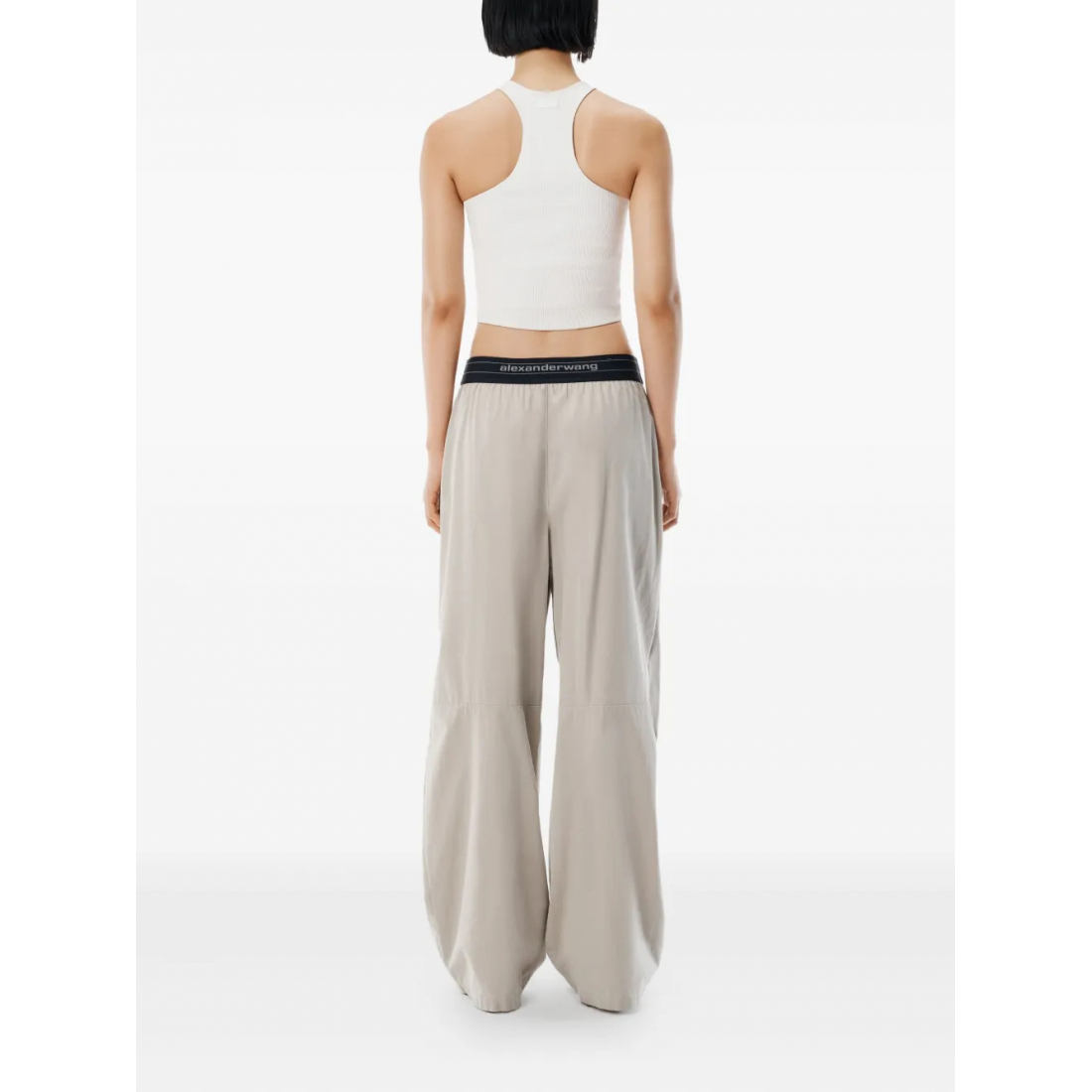 Pantalon 'Mid-Rise Logo' pour Femmes