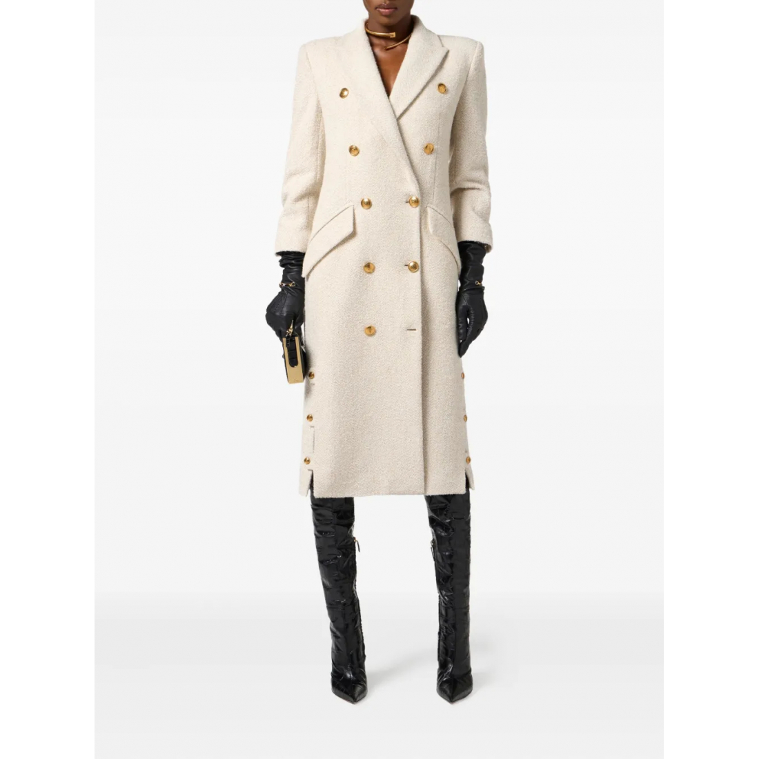 'Double-Breasted' Mantel für Damen