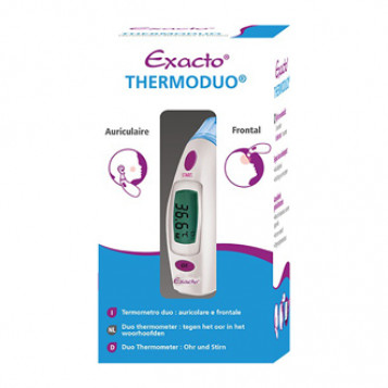 Thermomètre 'ThermoDuo Auriculaire & Frontal'