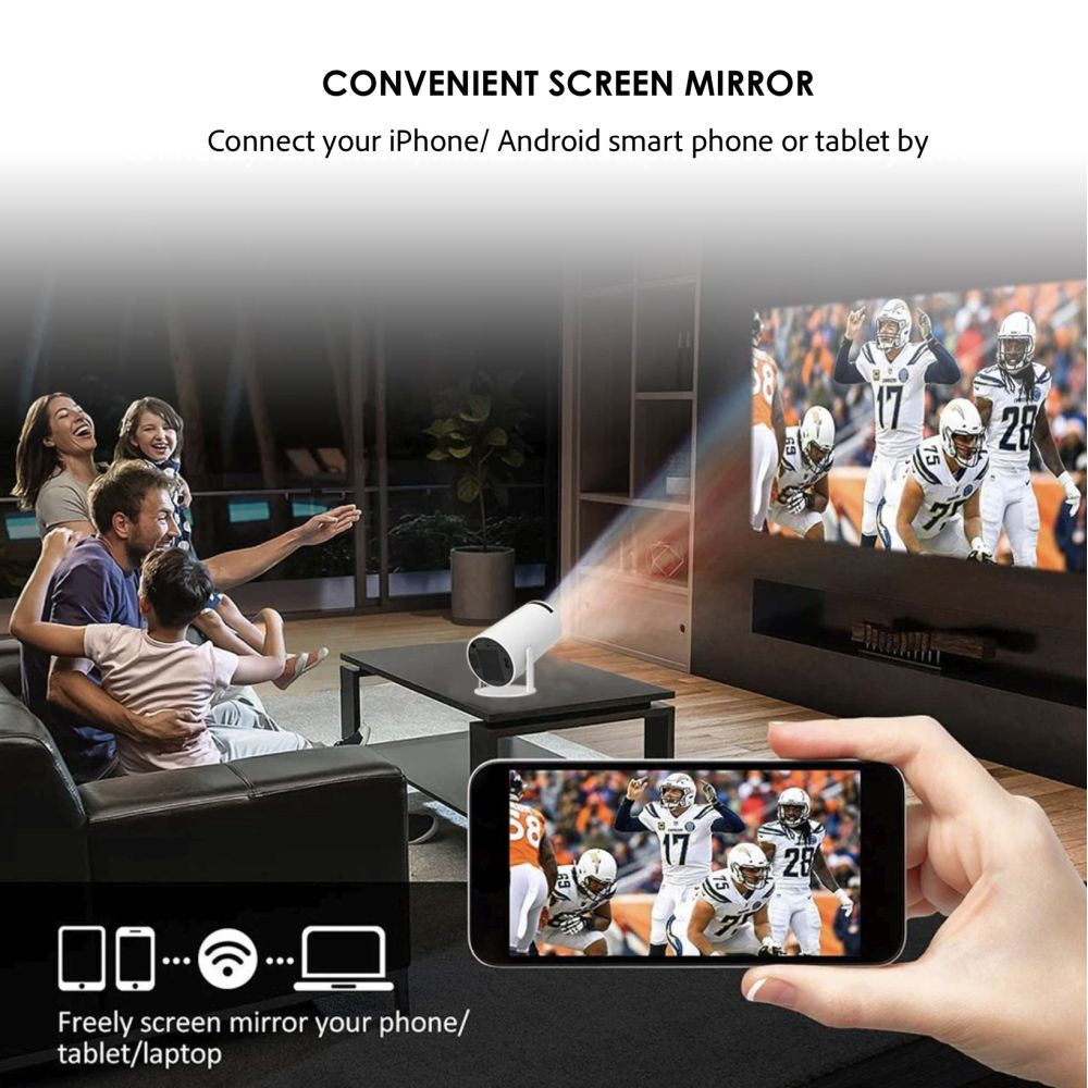 Wireless 4K Projector - White