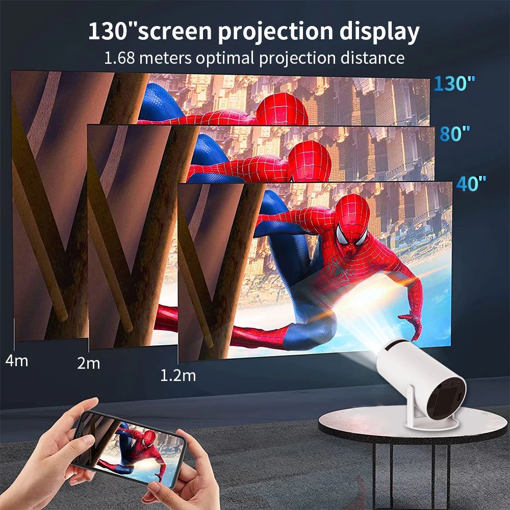 Wireless 4K Projector - White