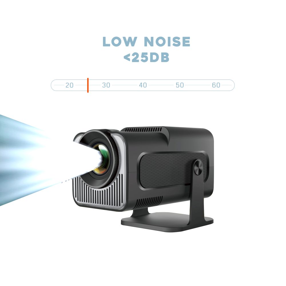 Full HD Home Cinema Projector - Wi-Fi - Compatible with iOS and Android - Black