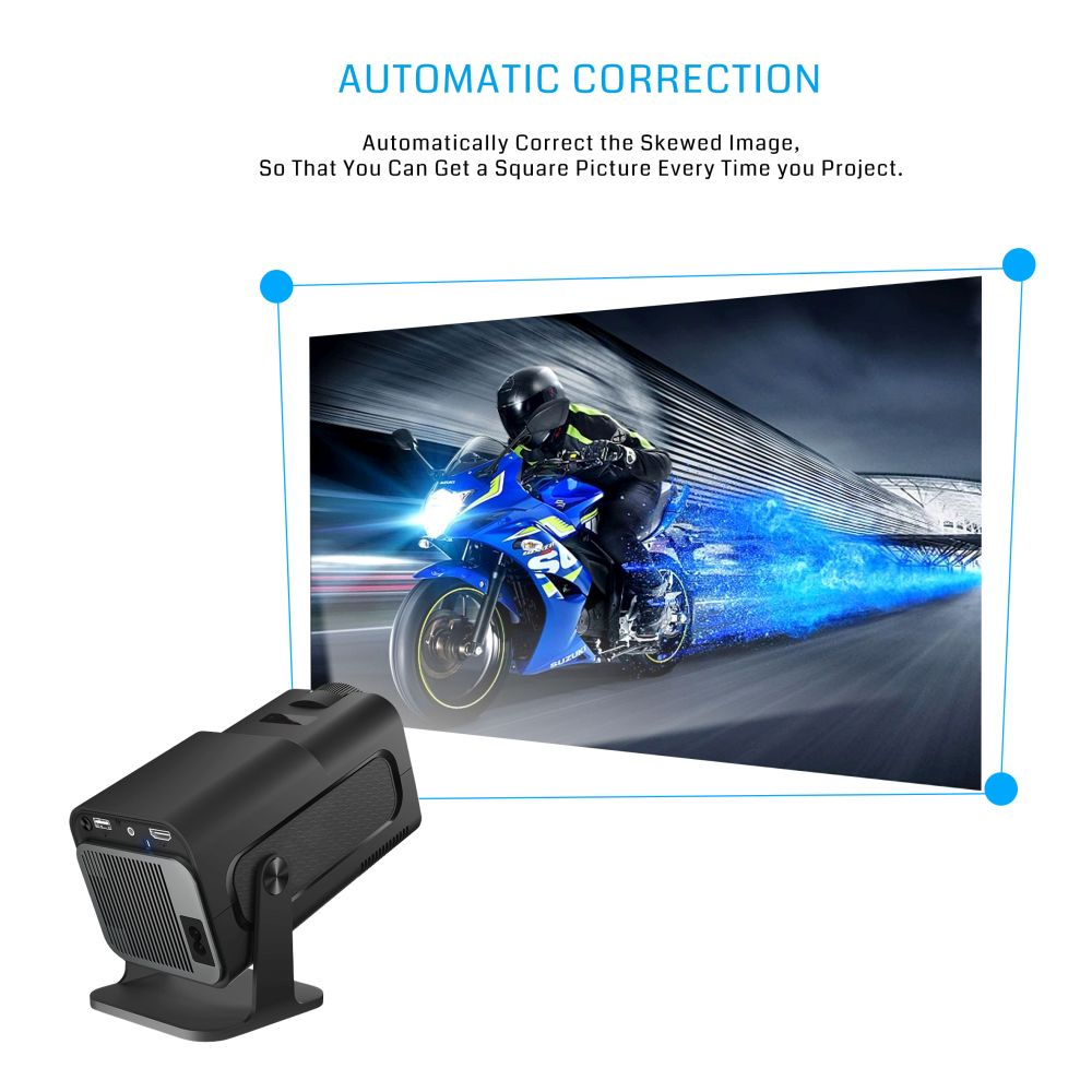 Full HD Home Cinema Projector - Wi-Fi - Compatible with iOS and Android - Black