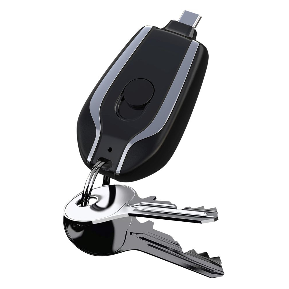 USB-C Keychain Battery – Black