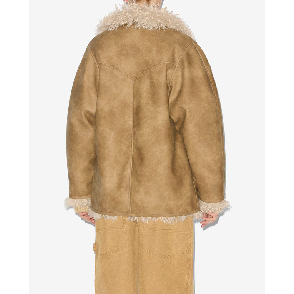 Manteau 'Clea Faux Shearling' pour Femmes