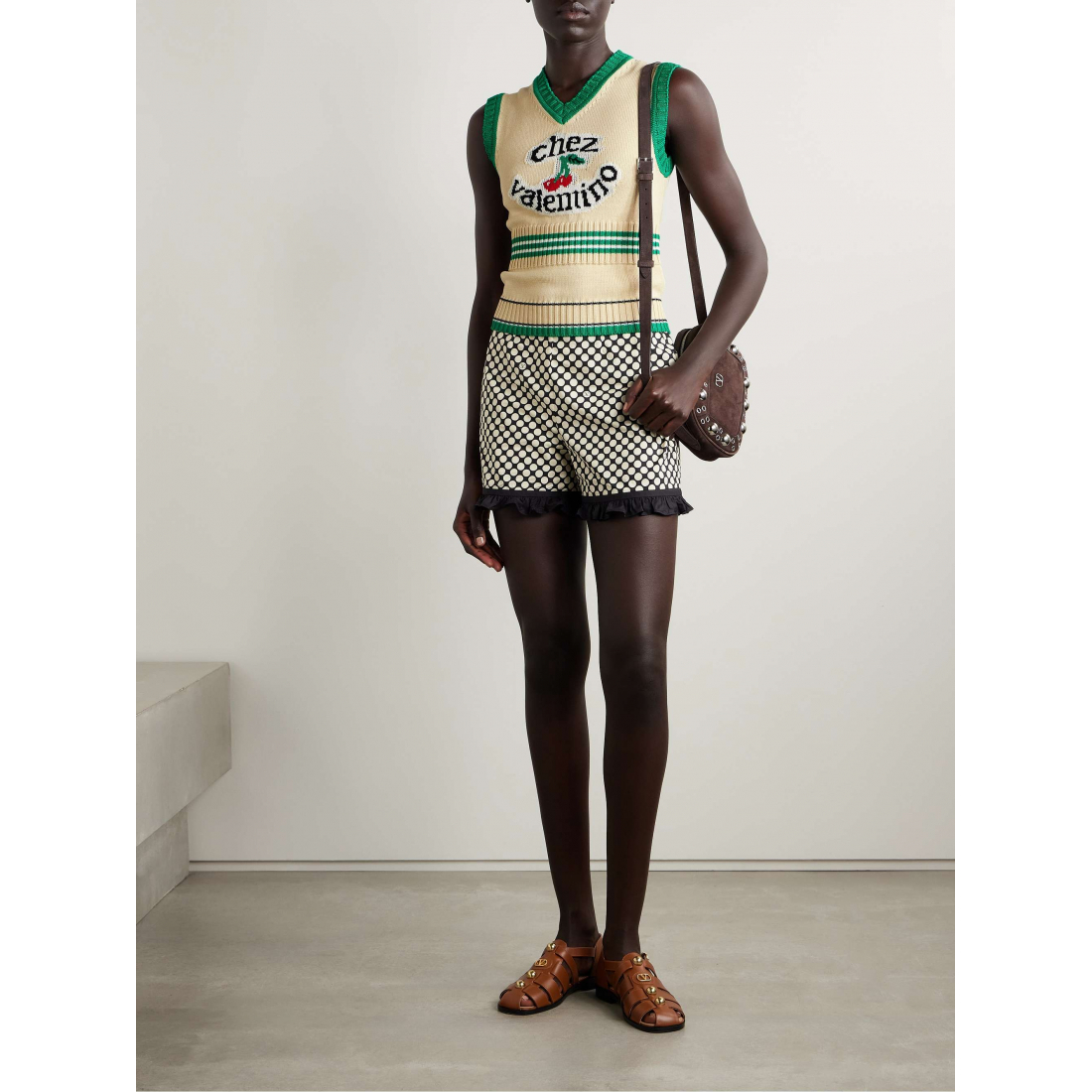 'Intarsia-Knit' Weste für Damen